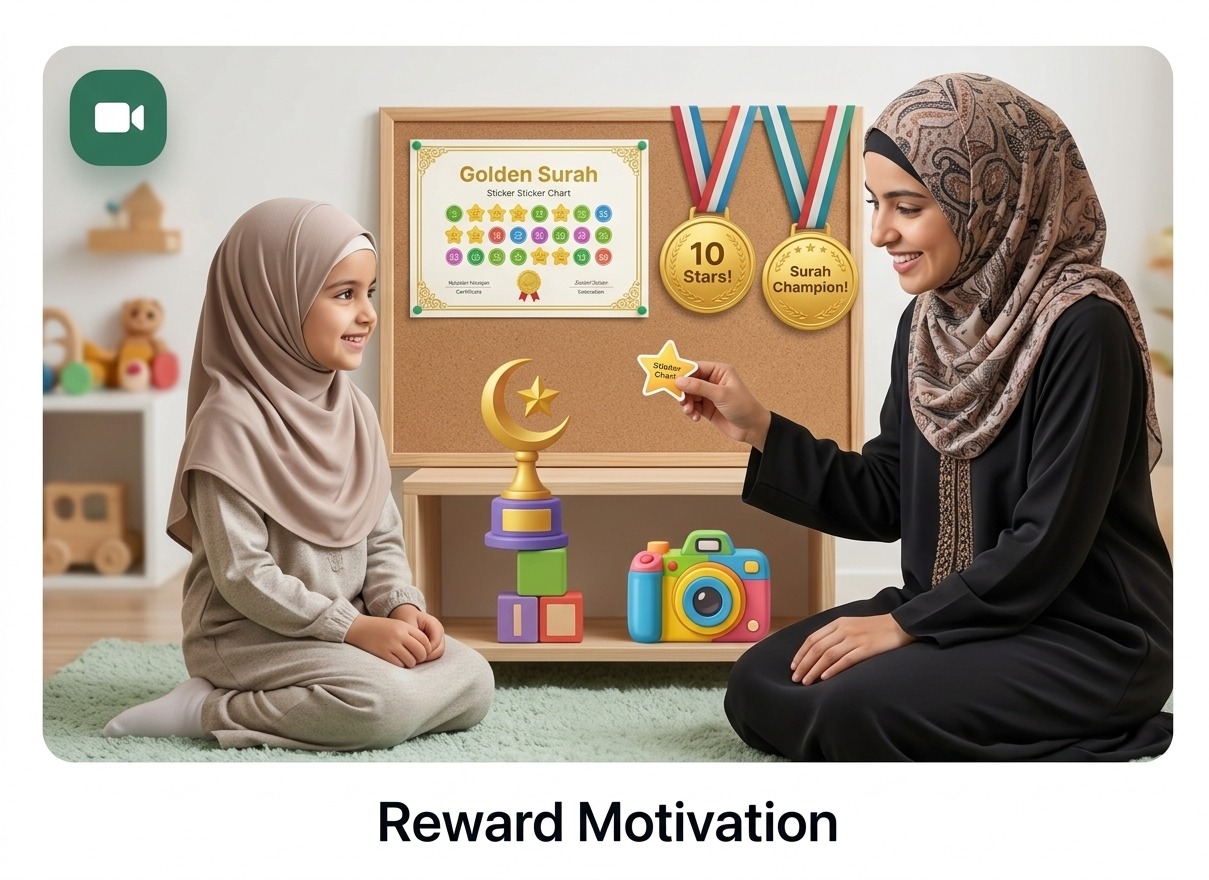 Happy student earning rewards for learning progress